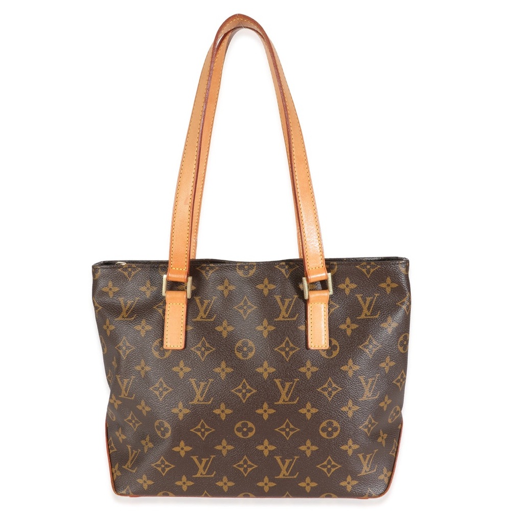 Louis Vuitton Brown and Tan Monogram Tote